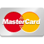 MasterCard logo featuring overlapping red and orange circles on white background.